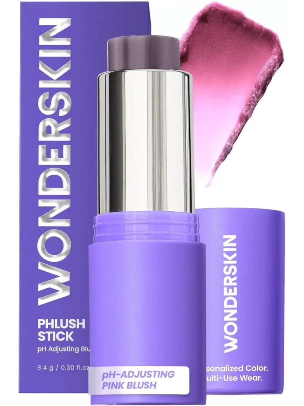 pH-Activated Cream Blush Stick - Long-Lasting Cheek Color, Easy Application